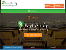 Tablet Screenshot of paytostudy.com
